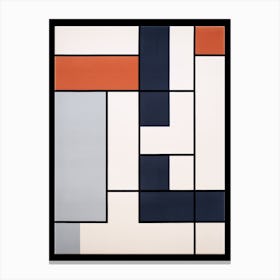 Geometric Harmony; Mid Century Abstractions Canvas Print