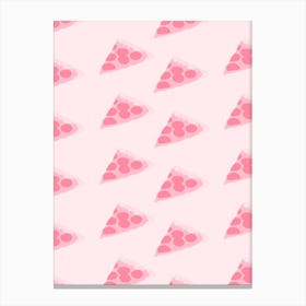 Pink Pizza 2 Canvas Print