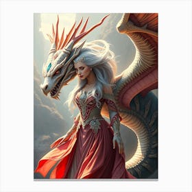 Faerie Dragon Queen Canvas Print