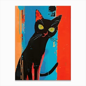 Black Cat Canvas Print