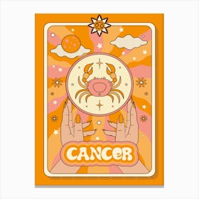 Zodiac Cancer Canvas Print