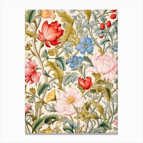 Floral Wallpaper 152 Canvas Print