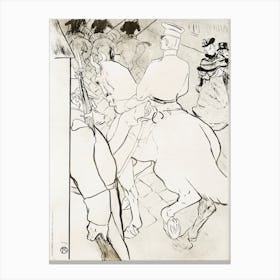 Babylone D’Allemagne (1894), Henri de Toulouse-Lautrec Canvas Print