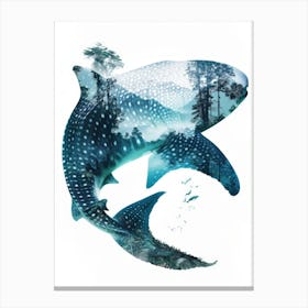 Whale Shark Canvas Print 1 Canvas Print