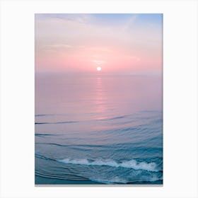Sunset Ocean Canvas Print