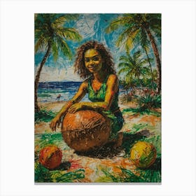 Coconut Ball Canvas Print
