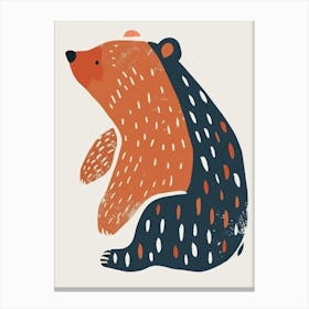 Bear Illustration 2 Canvas Print