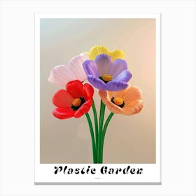 Dreamy Inflatable Flowers Poster Poppy 2 Canvas Print