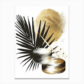 Gold Leaf Canvas Print 8 Canvas Print