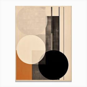 Hamm Harmony, Geometric Bauhaus Canvas Print