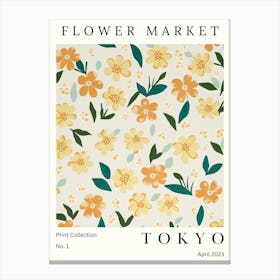 Flower Market 5 Canvas Print