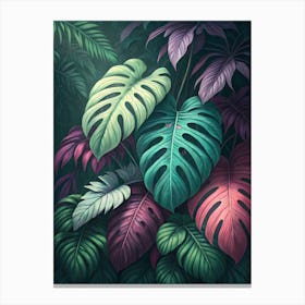 Tropical Leaves 37 Canvas Print