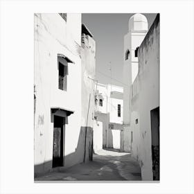 Essaouira, Morocco, Black And White Photography 2 Canvas Print