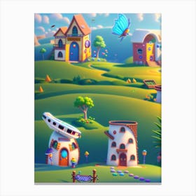 Fairy Village 1 Canvas Print