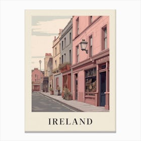 Vintage Travel Poster Ireland 3 Canvas Print