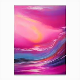 Pink Sunset Canvas Print