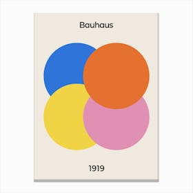 Bauhaus Unity Exhibition 1919 Canvas Print