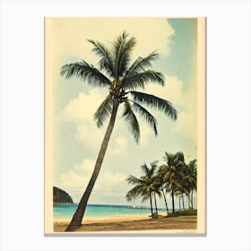 Wategos Beach Australia Vintage Canvas Print
