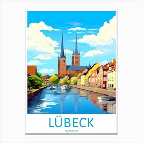 Lubeck Germany Travel 1 Canvas Print