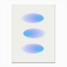 Blue Spheres Canvas Print