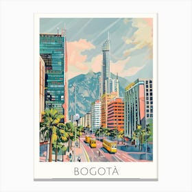 Bogota Colombia Cityscape Canvas Print