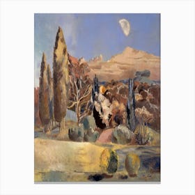 Landscape Of The Moon S First Quarter (1943) Paul Nash Canvas Print