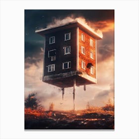 House In The Sky Canvas Print