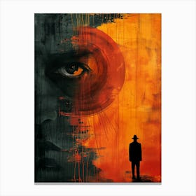 Man In The Hat Canvas Print