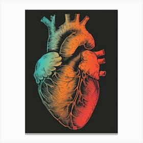 Human Heart 9 Canvas Print