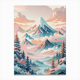 Mountain Landscape 5 Canvas Print