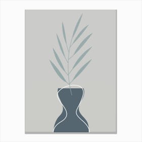 Plant In A Vase Canvas Print