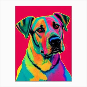 Anatolian Shepherd Dog Andy Warhol Style dog Canvas Print