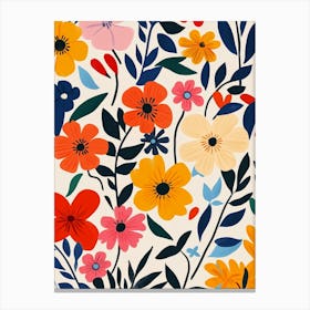 Floral Pattern 8 Canvas Print