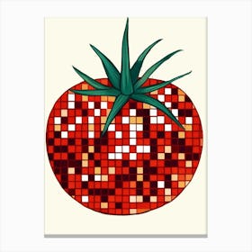 Mosaic Tomato 1 Canvas Print