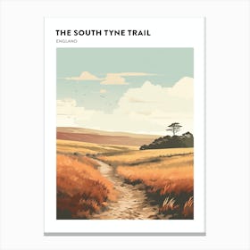 The South Tyne Trail England 4 Hiking Trail Landscape Poster Canvas Print