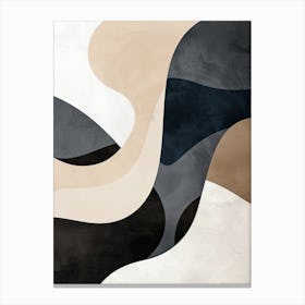 Tranquil Shadows Minimalist Style Canvas Print