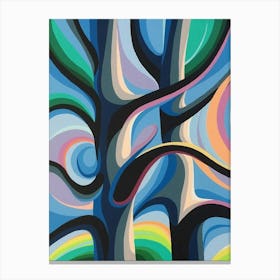 Abstract Trees Canvas Print