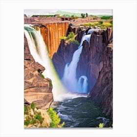 Shoshone Falls, United States Majestic, Beautiful & Classic (2) Canvas Print