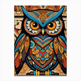 Owl Painting, 1485 Canvas Print