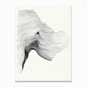 Wavy Line Canvas Print