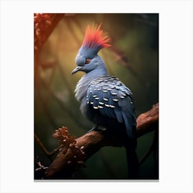 Pigeon Haven: Jungle Bird Wall Decor Canvas Print