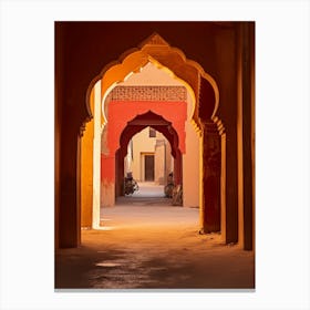 Archway In Rajasthan Canvas Print