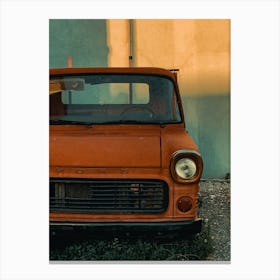 Red Ford, Vintage Istanbul Canvas Print