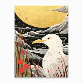 Bird Illustration Albatross 2 Canvas Print