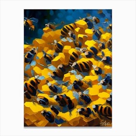 Swarm Of Bees 1 Painting Canvas Print