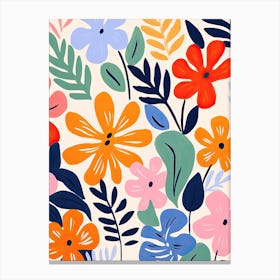 Flowers 14, Matisse style, Floral Canvas Print