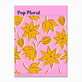 Pop Floral Canvas Print
