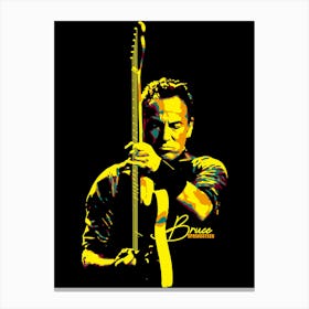 Bruce Springsteen American Rock Musician Legend Toile