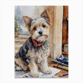Biewer Terrier Canvas Print
