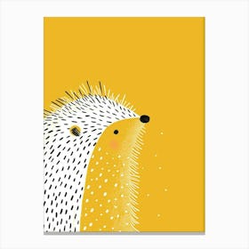 Yellow Porcupine 3 Canvas Print